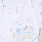 Newborn 5 Piece Baby Gift Set with Gift Bag – Unisex Safari Design