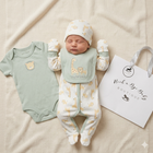 Newborn 5 Piece Baby Gift Set with Gift Bag – Unisex Safari Design