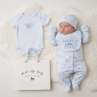 5-Piece Baby Boy Gift Set – “Daddy’s Little Star” Newborn Outfit