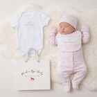 5-Piece Baby Girl Gift Set – “Little Princess” Newborn Outfit