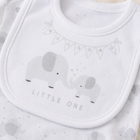 5-Piece Neutral Baby Gift Set – Elephant “Little One” Newborn Outfit