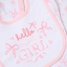 5-Piece Baby Girl Gift Set – “Hello Sweet Girl” Newborn Outfit