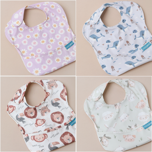 All NEW Sleevless Feeding Bibs!