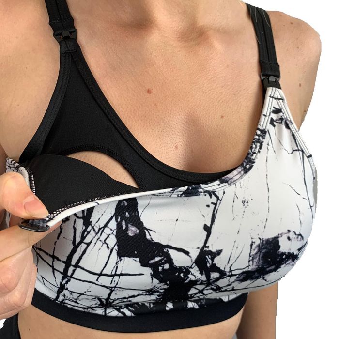 Breastfeeding sports top outlet