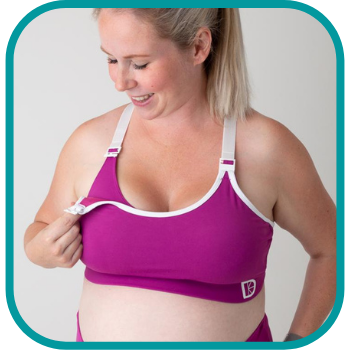 Bamboo Wire Free Maternity & Nursing Bra - Fancy 3 Pack