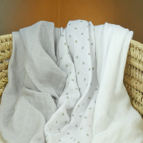 Any 6 for £12 - Cotton Muslin Squares