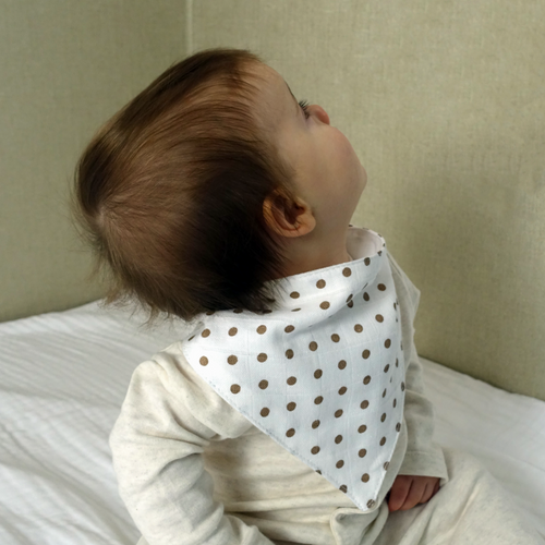 Any 3 for £8 - Cotton Muslin Dribble Bibs and Feeding Bibs