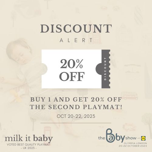 Buy 1 and Get 20% Off the Second Milk It Baby Playmat