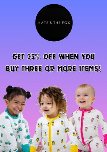 Buy three or more items to get 25% OFF