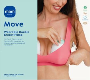 NEW MAM Move Double Wearable Breast Pump 33% off £235