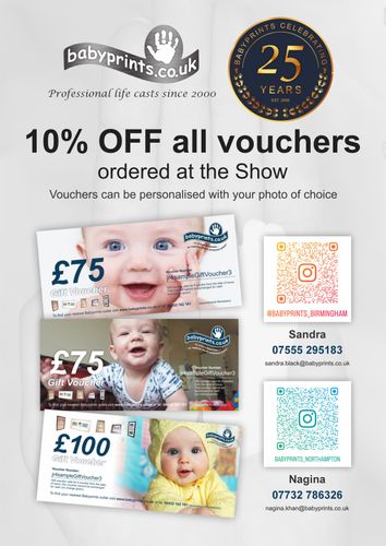 10% OFF all vouchers ordered at the Show