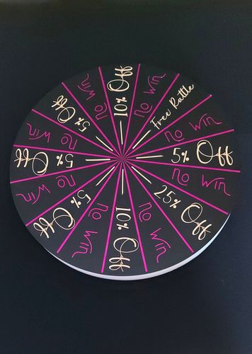 Spin our wheel to win exclusive discounts & prizes!