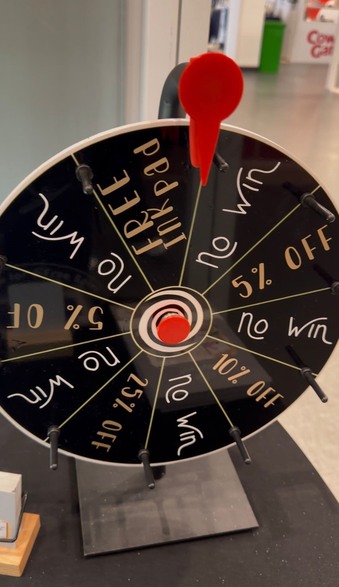 Spin our wheel for your chance to win!