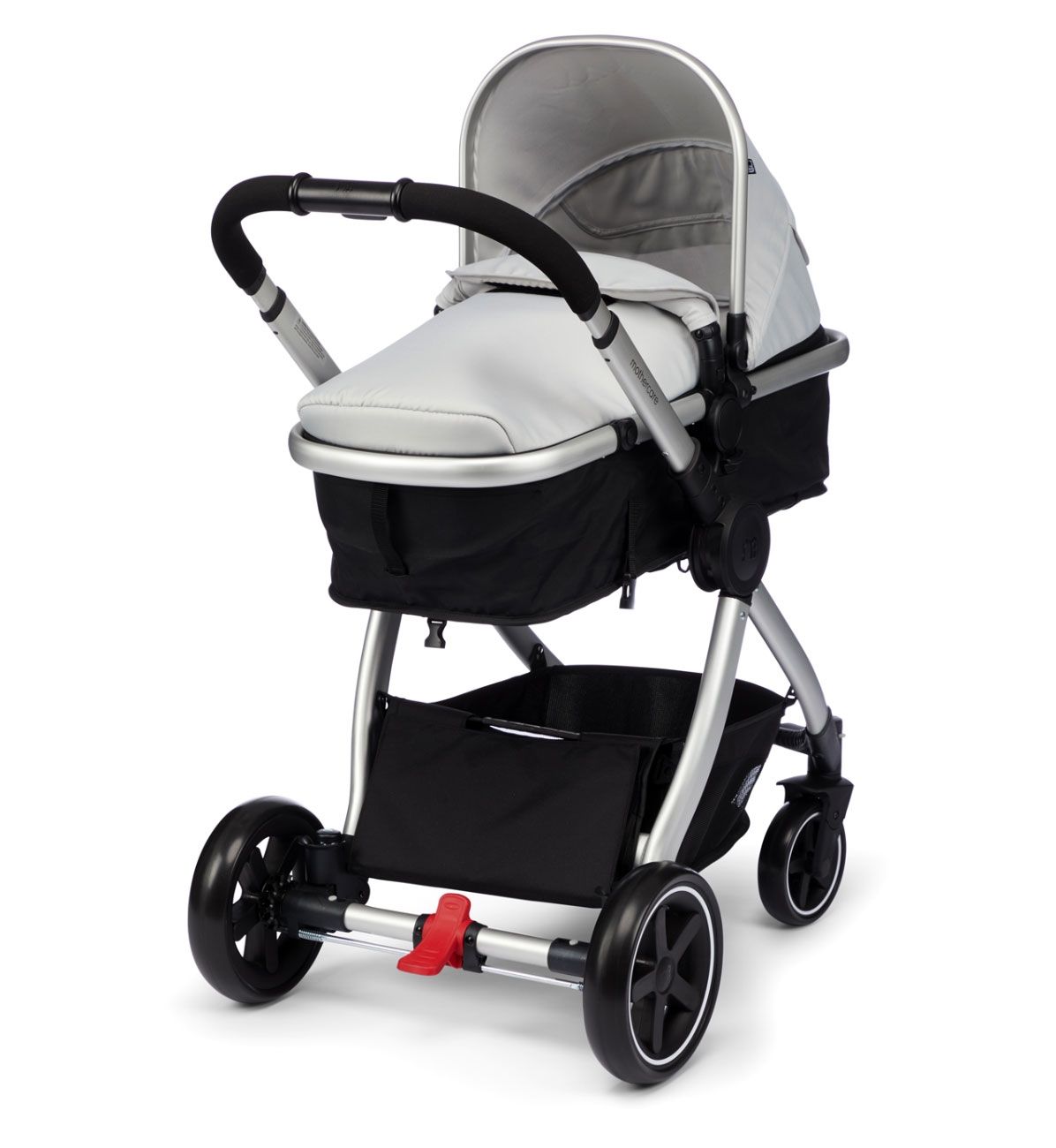 Mothercare 4-Wheel Journey Travel System - Grey/Brushed Silver