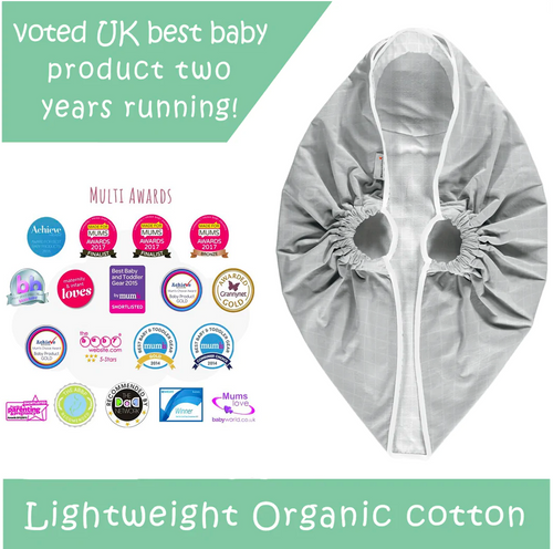 Snugglebundl - Organic Cotton - Lightweight - Baby Haze