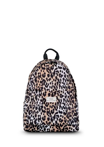 Inge eco changing backpack in leopard £150