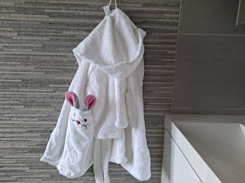 Bunny bath robe