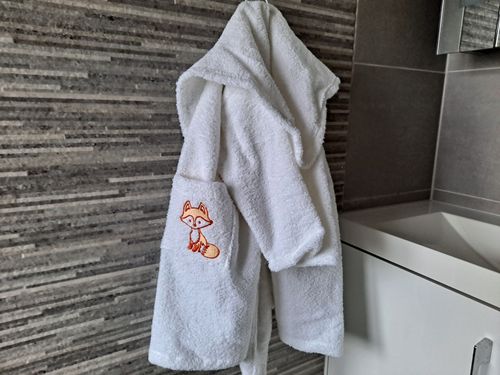 Fox bath robe