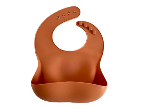 Silicone Bib - Dusty Rose