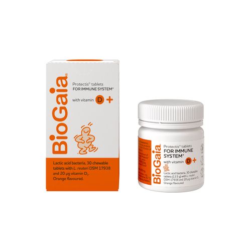 BioGaia Protectis Tablets with Vit D 30's and 90's