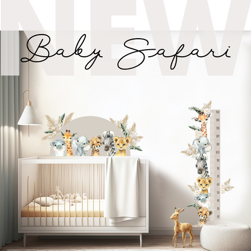 'Baby Safari' Wall Art Collection