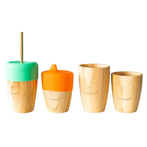 eco rascals natural bamboo transition cups - from £7.00