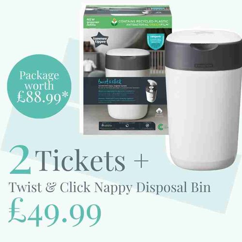 TWIST & CLICK NAPPY DISPOSAL BIN PACKAGE