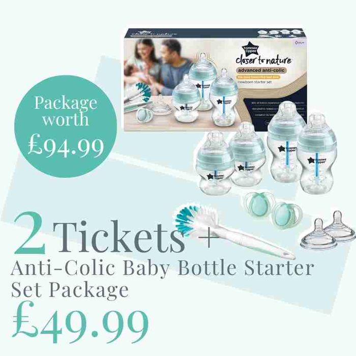 ANTI-COLIC BABY BOTTLE STARTER SET PACKAGE