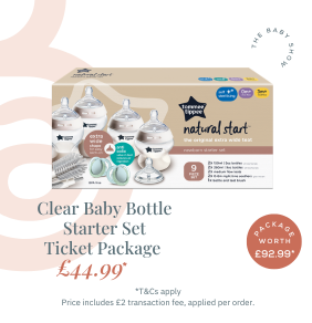 Clear Bottle Set Tommee Tippee Ticket Package