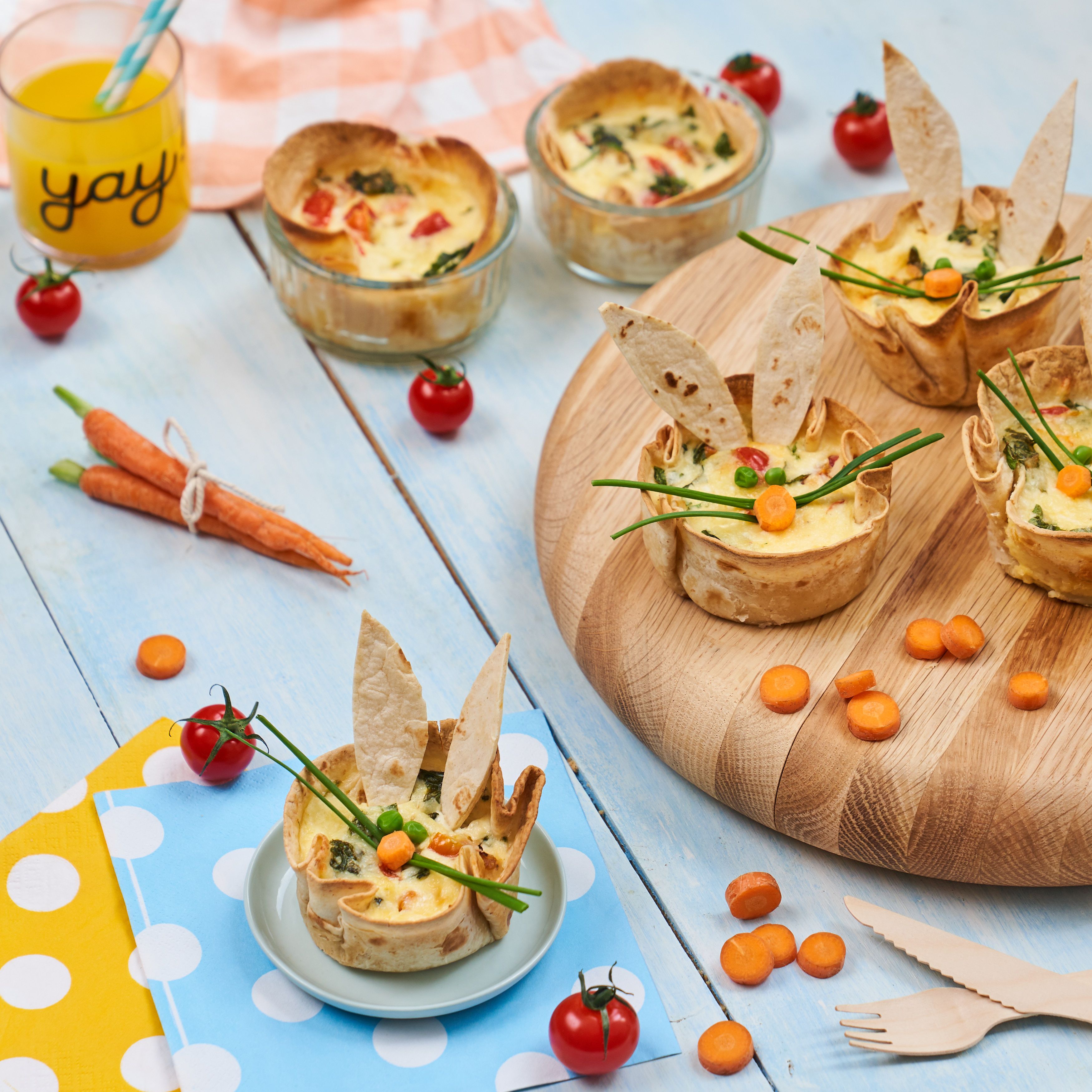 Annabel Karmel's Bunny Quiches