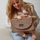 OSLO Eco Travel Changing Mat - Gingham Check