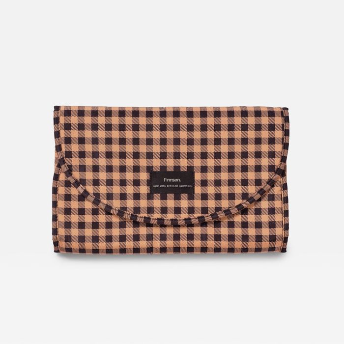 OSLO Eco Travel Changing Mat - Gingham Check