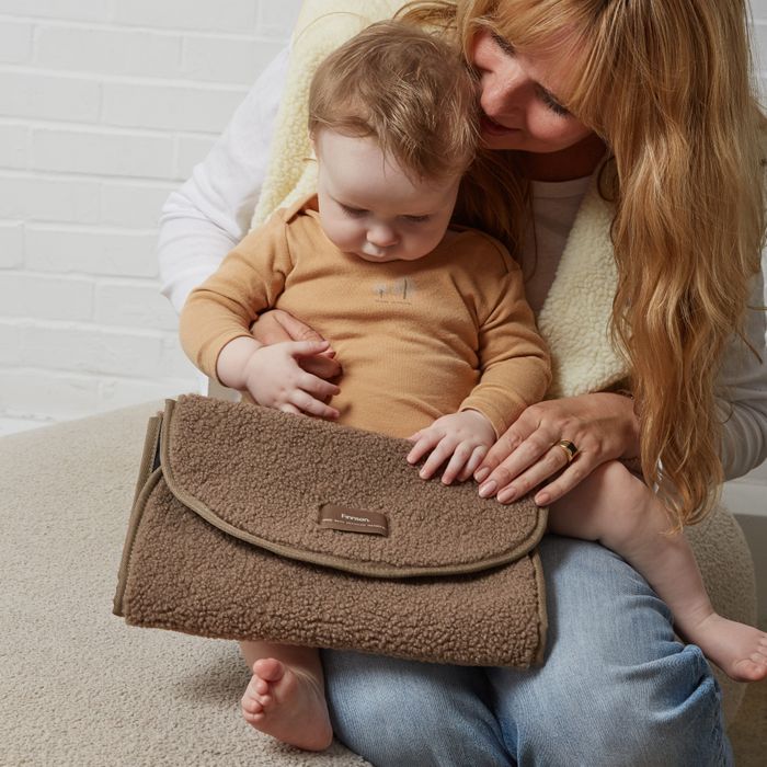 OSLO Eco Travel Changing Mat - Mocha Borg