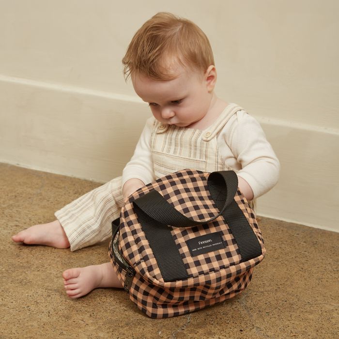 EBBA Eco Lunch/Snack Cool bag - Gingham Check