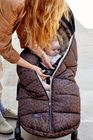 ALMA Eco Universal quilted footmuff - Chocolate Leopard