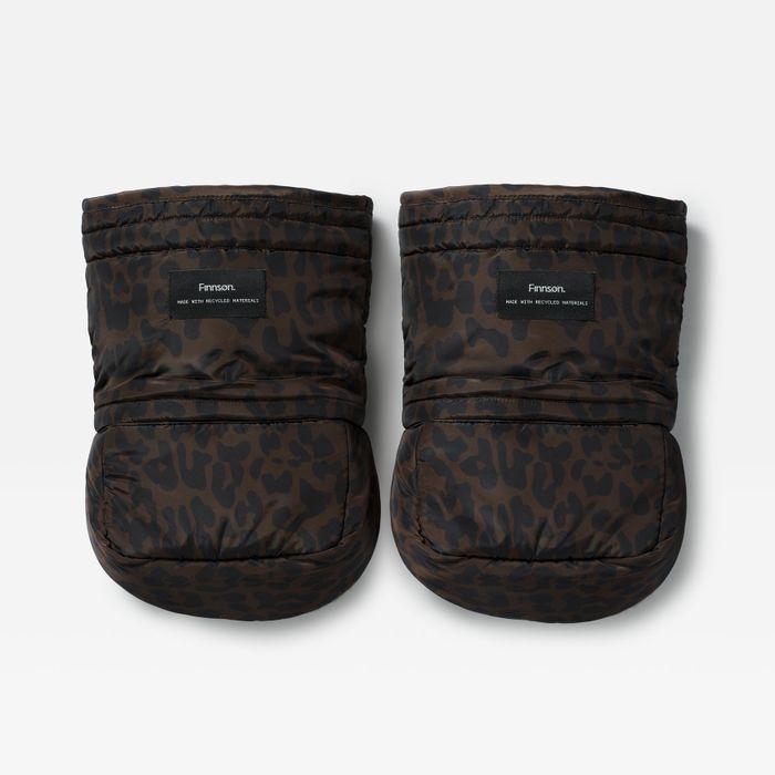 ASTRID Eco Universal Stroller Mittens - Chocolate Leopard