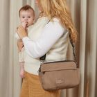 FRIDA Eco Stroller Organiser with Stroller Clips - Mocha