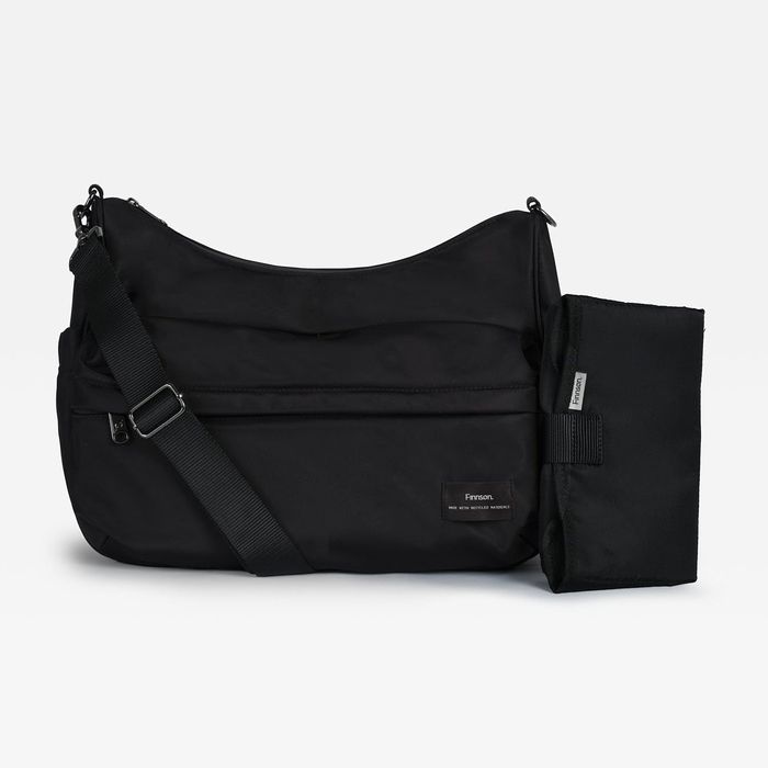 CLARA Eco Changing Bag with Changing Mat - Black
