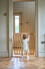 Scalloped Baby Gate - Natural