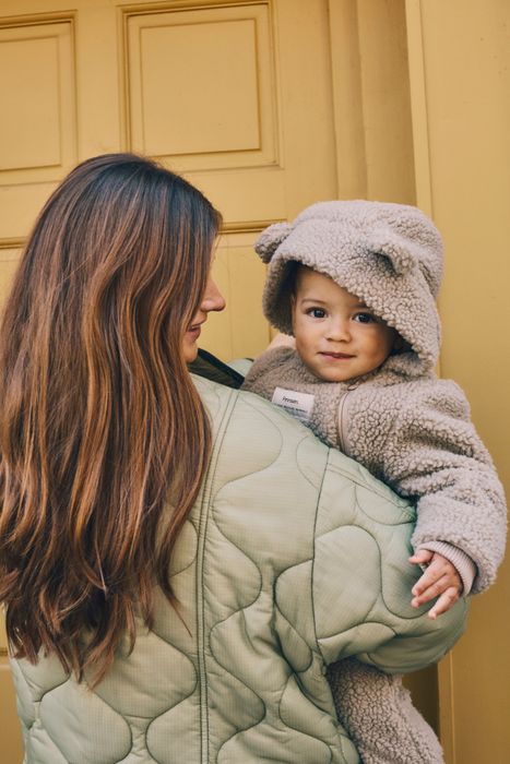ALF Eco Pramsuit - Beige (Footless)