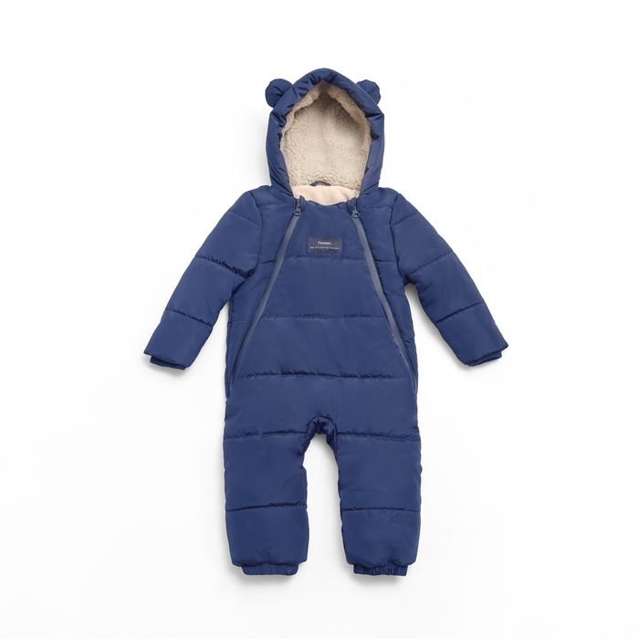 ANDERS Eco Snowsuit - Navy (Footless)