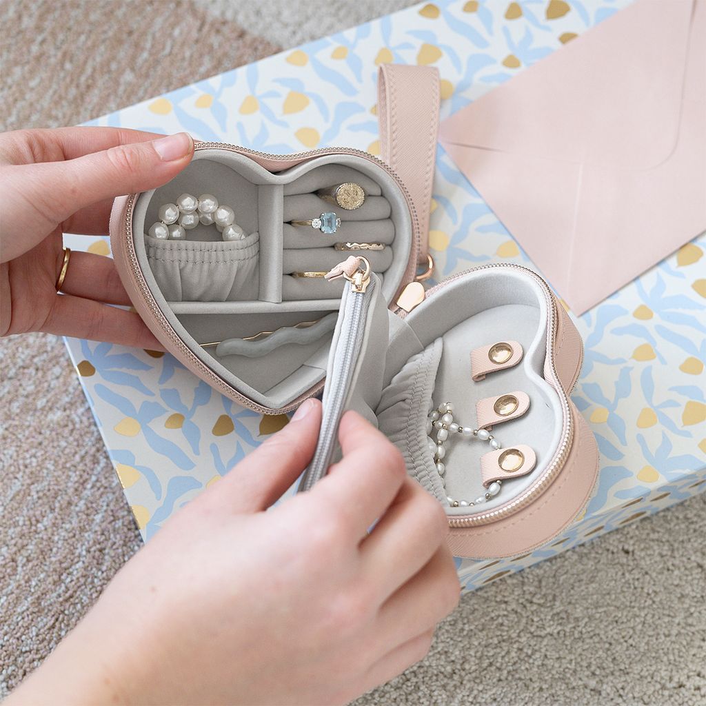 Mum Heart Travel Jewellery Box