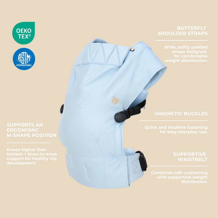 Bowie Baby Carrier Light Blue