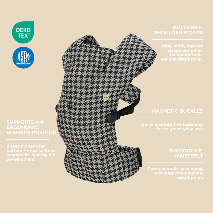 Bowie Baby Carrier Houndstooth