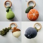Organic cotton rattles
