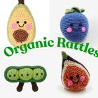 Organic cotton rattles