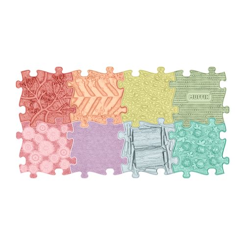 MUFFIK Set of orthopedic mats - Rainbow Pastel
