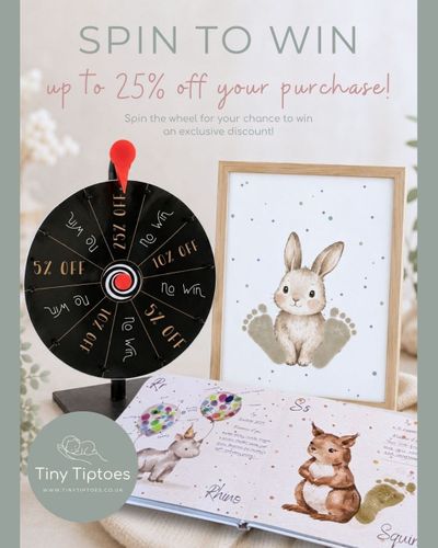 Spin our wheel for your chance to win!