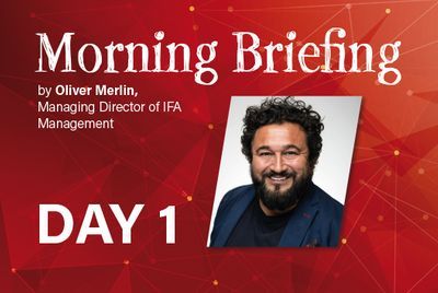 “Good morning IFA! Packed halls, cool tech, and comfy shoes ahead”