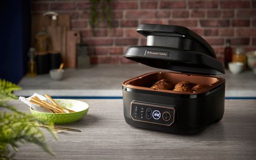 SatisFry Air & Grill Multicooker reduces air fry cooking times by 76%